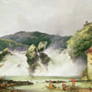 The Rhine Waterfall At Schaffhausen, 1775 Art Print