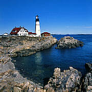 The Rockport Lighthouse, Massachussets Art Print