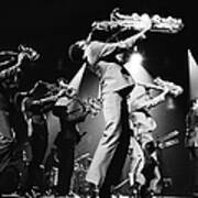 The Sam & Dave Horn Section On Stage Art Print