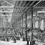 The Spinning Room In The Shadwell Rope Art Print