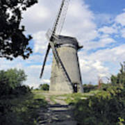 The Wirral. The Windmill On Bidston Hill. Art Print