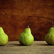 Three Pears Art Print
