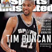 Tim Duncan Finally Getting To Know The Greatest, Least Sports Illustrated Cover Art Print
