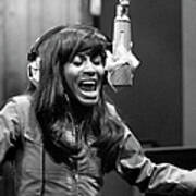 Tina Turner Recording Session Art Print