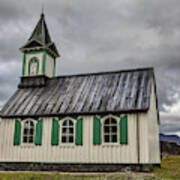 Tiny Church Of Iceland Art Print