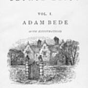 Title Page Of Adam Bede By George Art Print