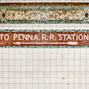 To Penna Rr Station Art Print