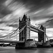 Tower Bridge, River Thames, London Art Print