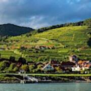 Town Of Weissenkirchen In Der Wachau Art Print