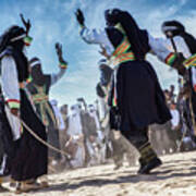 Tuareg Traditioanl Dancing Art Print