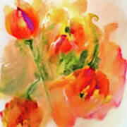 Tulip Wind Art Print