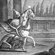 Turkish Sultans Arabian Horse, 1722 Art Print