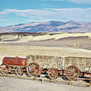 Twenty Mule Wagon In Death Valley Art Print