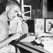 Tyrone Power Typing A Letter Art Print