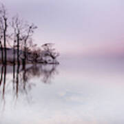 Ullswater Mist At Sunrise Art Print