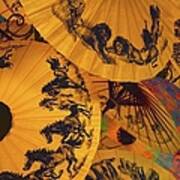 Umbrellas, Chiang Mai, Thailand Art Print