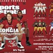 University Of Georgia, 2008 College Football Preview Issue Sports Illustrated Cover Art Print