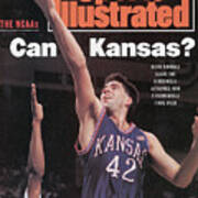 University Of Kansas Mark Randall, 1991 Ncaa Southeast Sports Illustrated Cover Art Print