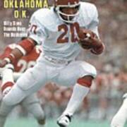 University Of Oklahoma Billy Sims Sports Illustrated Cover Art Print