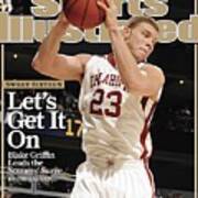 University Of Oklahoma Blake Griffin, 2009 Ncaa South Sports Illustrated Cover Art Print