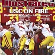 University Of Southern California Qb John David Booty Sports Illustrated Cover Art Print