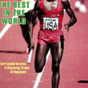 Usa Carl Lewis, 1983 Iaaf Athletics World Championships Sports Illustrated Cover Art Print