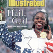Usa Gail Devers, 1992 Summer Olympics Sports Illustrated Cover Art Print