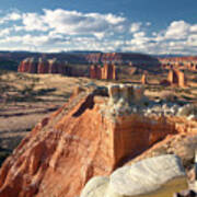 Utah, Capitol Reef National Park, Upper Cathedral Valley Art Print