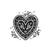 Valentine Heart Art Print