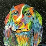 Vibrant Dog Art Print