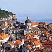 View Of Cathedral In Old Town Art Print