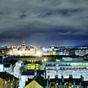 View Of Edinburgh From Edinburgh Castle Art Print