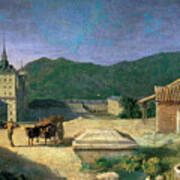 View Of The Escorial, Spain, Early 18th Art Print