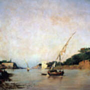 View Of The Nile, 19th Century. Artist Art Print
