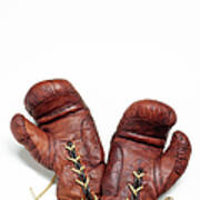 Vintage Boxing Gloves Art Print