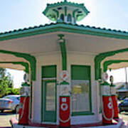 Vintage El Paso Gas Station 1 Art Print