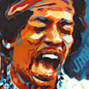 Jimi Hendrix Art Print