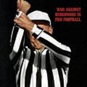 War Against Roughness In Pro Football Sports Illustrated Cover Art Print