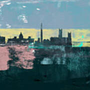 Washington D.c. Abstract Skyline I Art Print