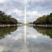 Washington Memorial Reflection Art Print