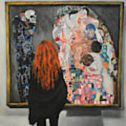 Watching Klimt Death And Life Art Print