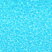 Water Wave Pattern Of Swimming Pool Art Print