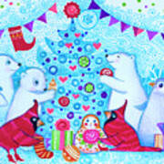 We Decorate The Christmas Tree Art Print