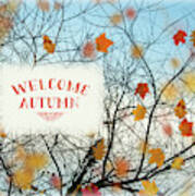 Welcome Autumn Art Print