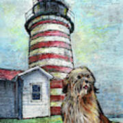 West Quoddy Head Art Print