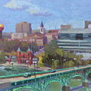 West Side Of Knoxville Art Print
