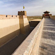 Western Great Wall Of China Guan City Jiayuguan Gansu China Art Print