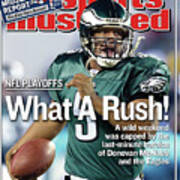 What A Rush Nfl Playoffs Sports Illustrated Cover Art Print