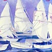 White Sails Art Print