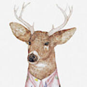 White-tailed Deer Art Print